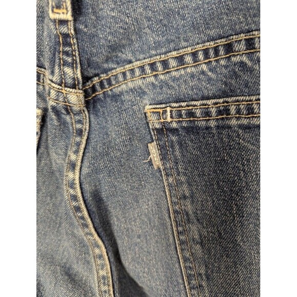 Vintage Levi's Silvertab Women's Blue Jeans‎ 11L Hemmed Straight Leg Denim Y2K - Picture 6 of 9